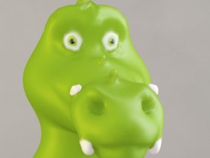cartoon crocodile Model 3D