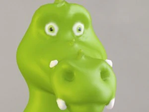 Cartoon-Krokodil 3D Modell