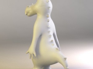 cartoon crocodile Model 3D