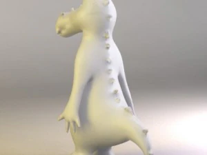 Cartoon-Krokodil 3D Modell