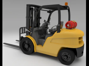 carrello elevatore Modello 3D