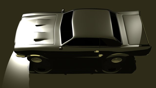 mustang 1965 Modèle 3D .c4d .max .obj .3ds .fbx .stl .blend 
