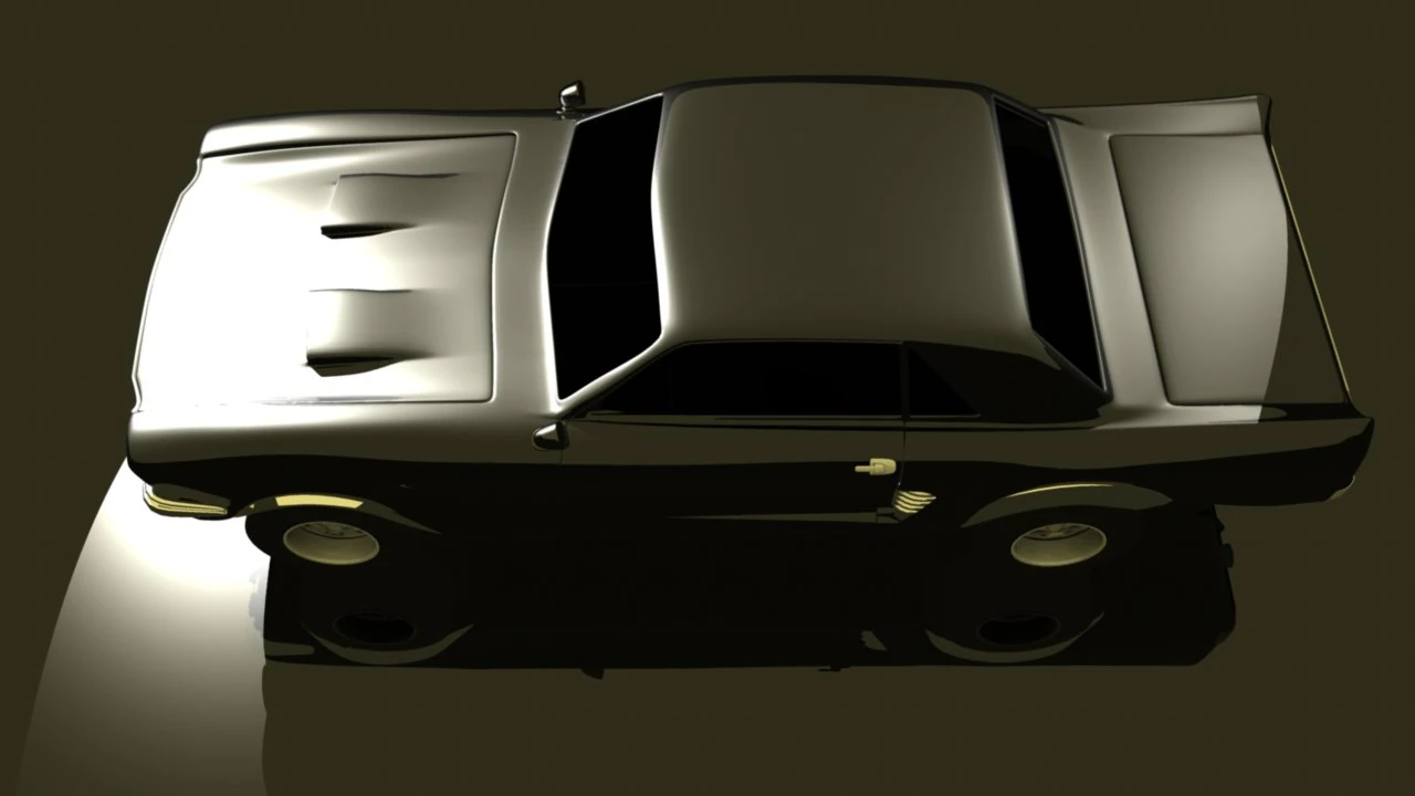 mustang 1965 3D Model .c4d .max .obj .3ds .fbx .stl .blend
