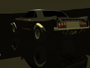 mustang 1965 Modèle 3D