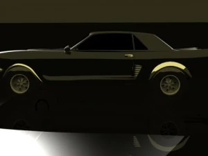 mustang 1965 3D Model