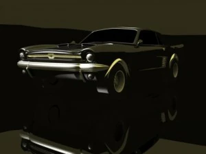 mustang 1965 3D Model