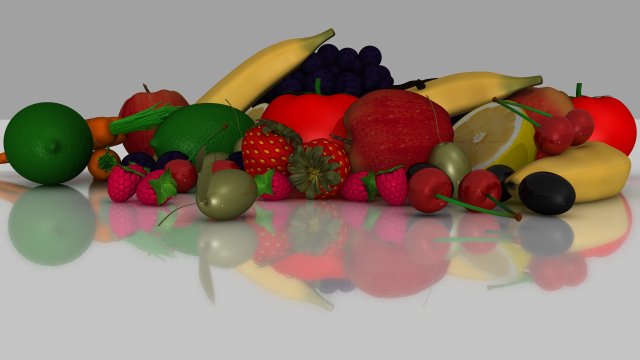 fruits 3D Model .c4d .max .obj .3ds .fbx .stl .blend