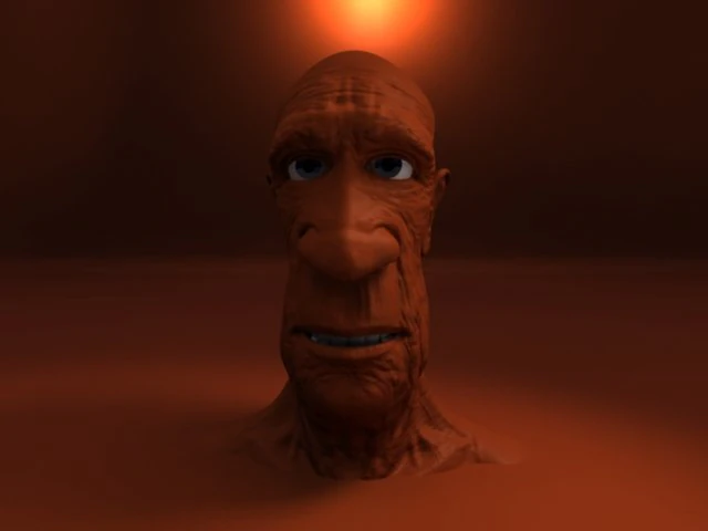 old man face 3D Model .c4d .max .obj .3ds .fbx .stl .blend 
