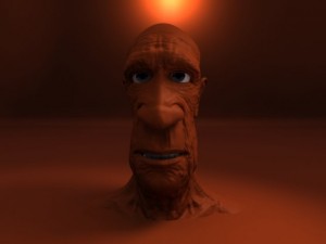 old man face 3D Model