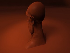 old man face 3D Model