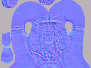 old man face 3D Model