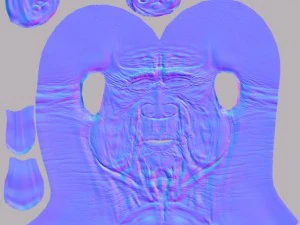 old man face 3D Model