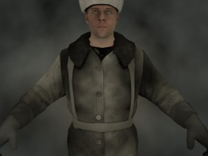 russian officer Modelo 3D