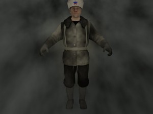 russian officer 3D Model