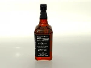 jack daniels bottle 3D Model
