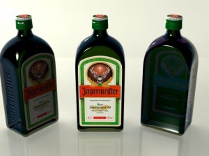 jaegermeister bottle 3D मॉडल