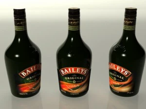Bailey-Flasche 3D Modell