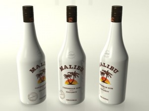 malibu bottle 3D मॉडल