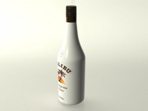 malibu bottle 3Dモデル