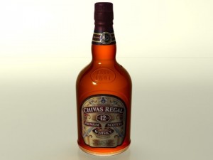 chivas regal bottle 3D मॉडल