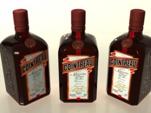 cointreau bottle 3D Model