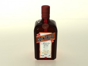cointreau bottle Model 3D