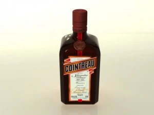 cointreau bottle 3D Model
