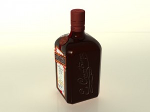 cointreau bottle Model 3D