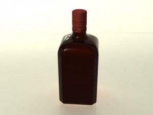 cointreau bottle Model 3D