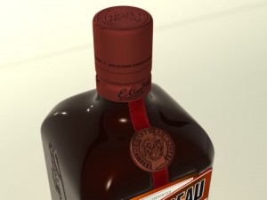 cointreau bottle Model 3D