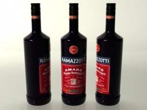 alcohol bottles collection 3D Model