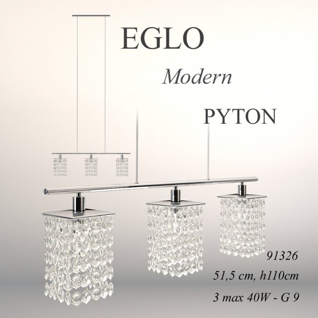 ceiling lamp eglo collection modern model pyton 3D 모델 .c4d .max .obj .3ds .fbx .stl .blend 