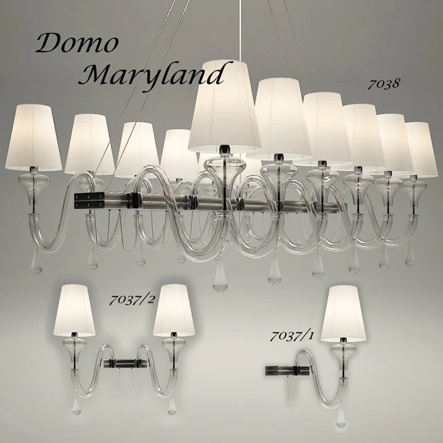 ceiling light domo maryland 7038 3D Model .c4d .max .obj .3ds .fbx .stl .blend