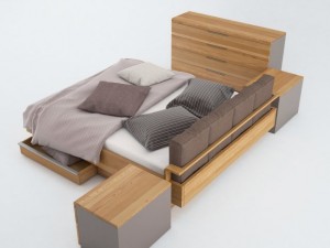 set bedroom loddenkemper maximum nature 3D Model