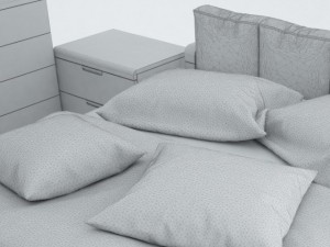 set bedroom loddenkemper maximum nature 3D Model
