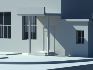 factory office building 3D Model