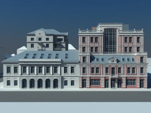 historical buildings 3Dモデル