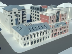historical buildings 3Dモデル