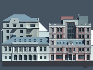 historical buildings 3Dモデル