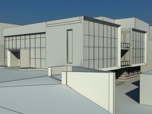 twostoreyed office building 3D Model