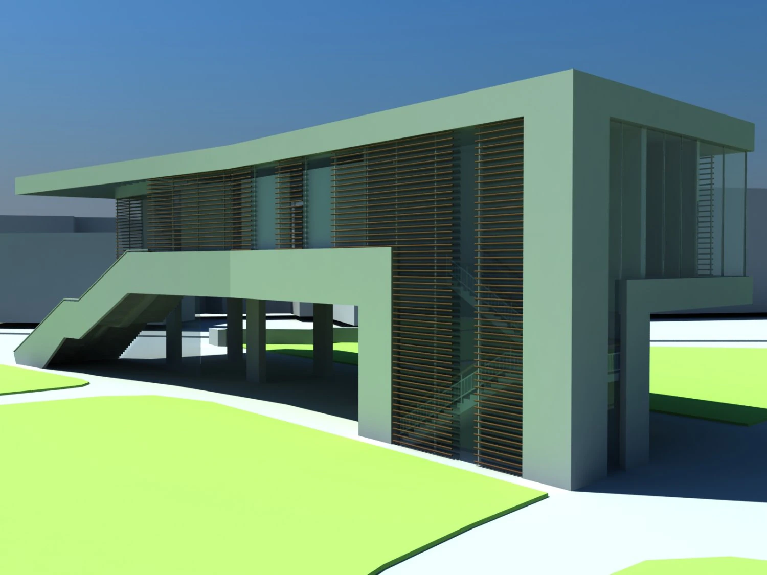 art gallery museum 3D Model .c4d .max .obj .3ds .fbx .stl .blend 