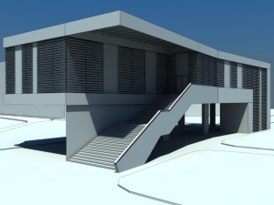 art gallery museum 3D Модель