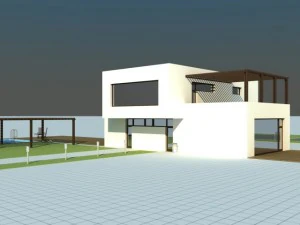 modern house 3D Model