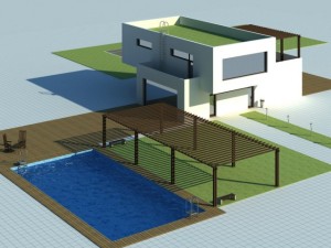 modern house 3D Model
