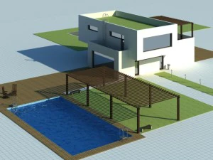 modern house 3D Model