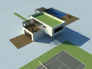 modern house 3D Model