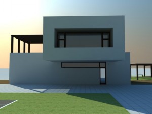 modern house 3D Model