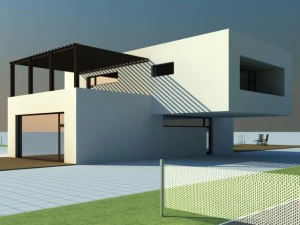 modern house 3D Model