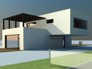 modern house 3D Model