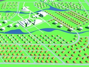 town 3D 模型
